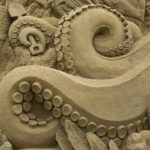 Baja Beach sand sculpture