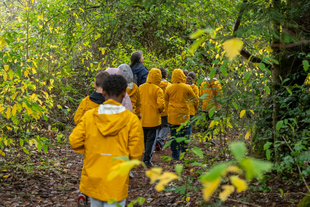 Wildlife Champions students take a field trip to Swan Creek Park