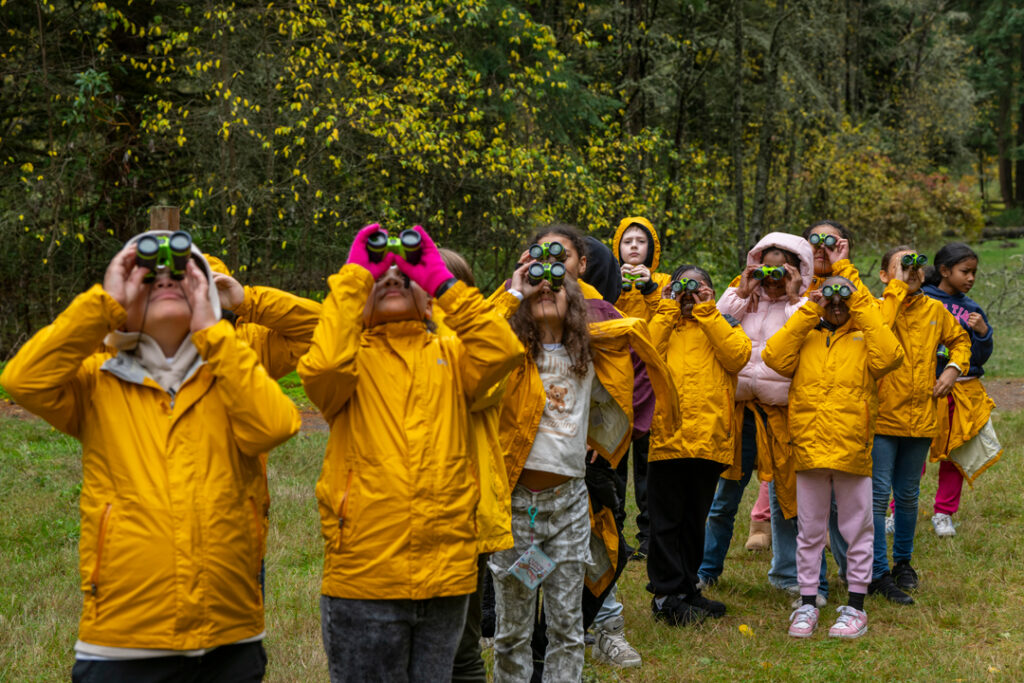 Wildlife Champions students take a field trip to Swan Creek Park